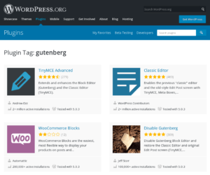 Read more about the article These 100+ WordPress plugins are already available for Gutenberg