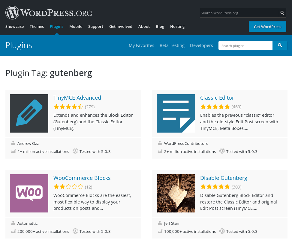 You are currently viewing These 100+ WordPress plugins are already available for Gutenberg